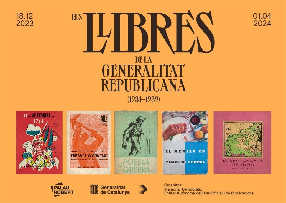 El Palau Robert acull ‘Els llibres de la Generalitat republicana’ (1931-1939)