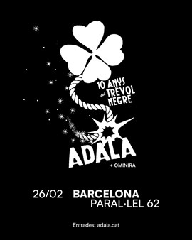 Adala a Barcelona · Gira 10 anys