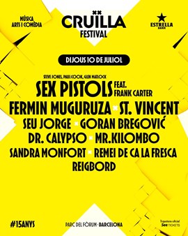 FESTIVAL CRUÏLLA 2025 - DIJOUS/JUEVES/THURSDAY TICKET
