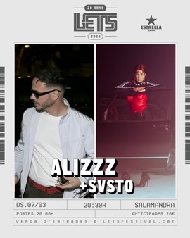 LET'S FESTIVAL: ALIZZZ + SVSTO