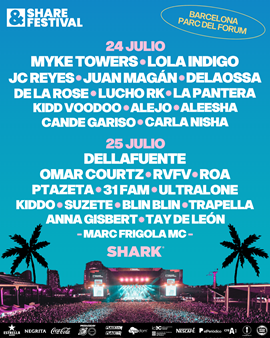 Share Festival: sábado 25 de julio