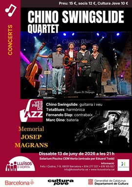 Vespres de Jazz - Chino Swingslide Quartet
