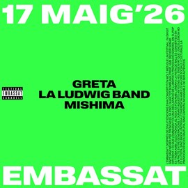 Concert Cloenda Embassa't amb Greta, La Ludwig Band i Mishima
