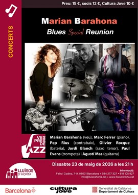 Vespres de Jazz - Marian Barahona Blues Special Reunion