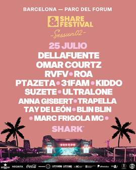 Share Festival: dissabte 25 de juliol