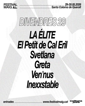 Festival MAIG - Entrada de dia Divendres 29/05