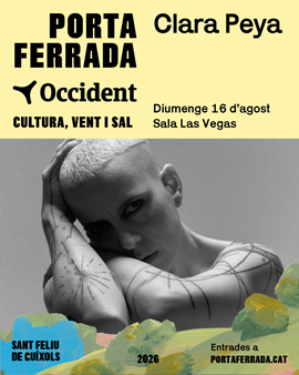FESTIVAL PORTA FERRADA OCCIDENT:  Clara Peya