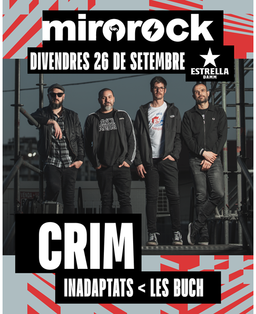 MIROROCK: INADAPTATS + CRIM + LES BUCH