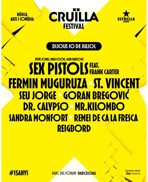 FESTIVAL CRUÏLLA 2025 - DIJOUS/JUEVES/THURSDAY TICKET