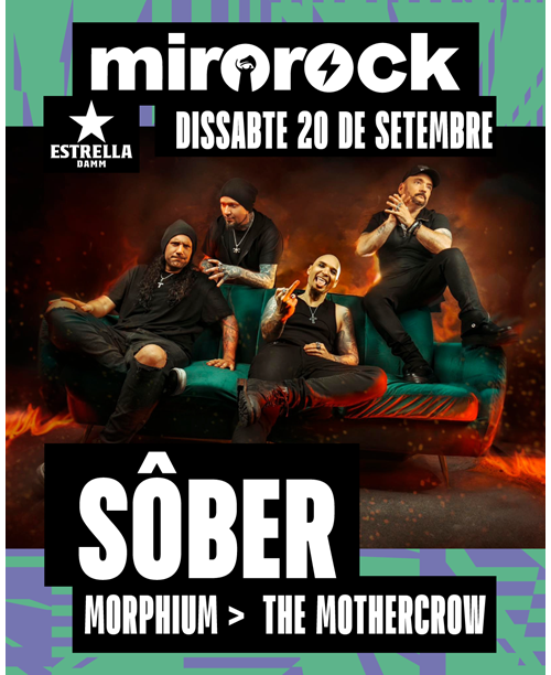 MIROROCK: SÔBER + MORPHIUM + THE MOTHERCROW