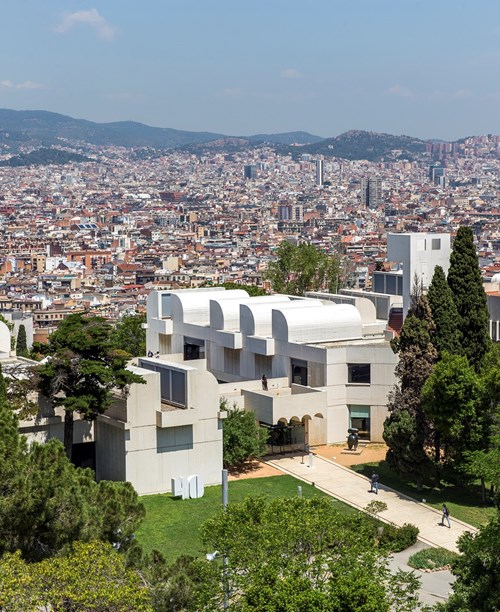 Terrasses de la Fundació Joan Miró