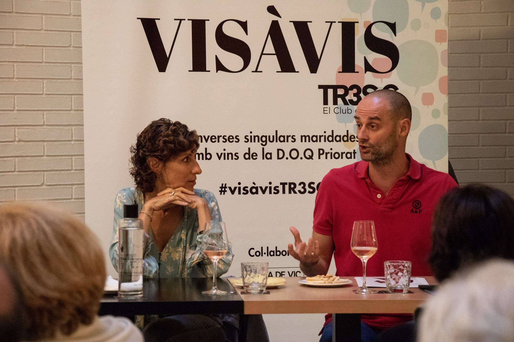 #VisàVisTR3SC amb Marta Pérez i Mamen Duch (T de Teatre) i el celler Scala Dei