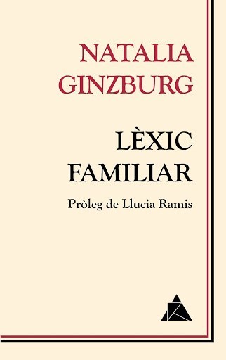  'Lèxic familiar' · Natalia Ginzburg