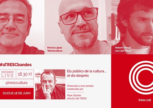 #aTRESCbandes 'Els públics de la cultura, el dia després'