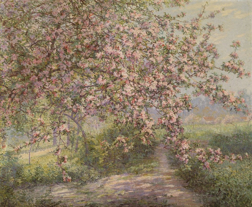  Juliette Wytsman Pomera en flor. 1906 Oli sobre tela. 101 x 121 cm Museum voor Schone Kunsten, Gant (Bèlgica) 