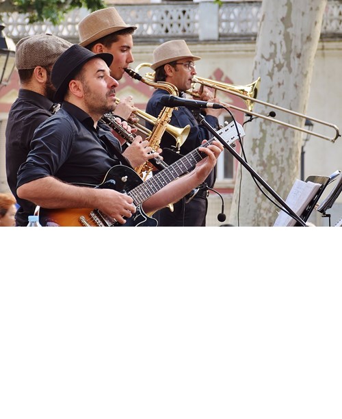 MEN IN SWING