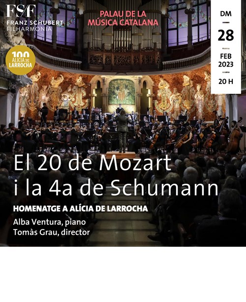 El 20 de Mozart i la 4a de Schuman | Alba Ventura & Franz Schubert Filharmonia